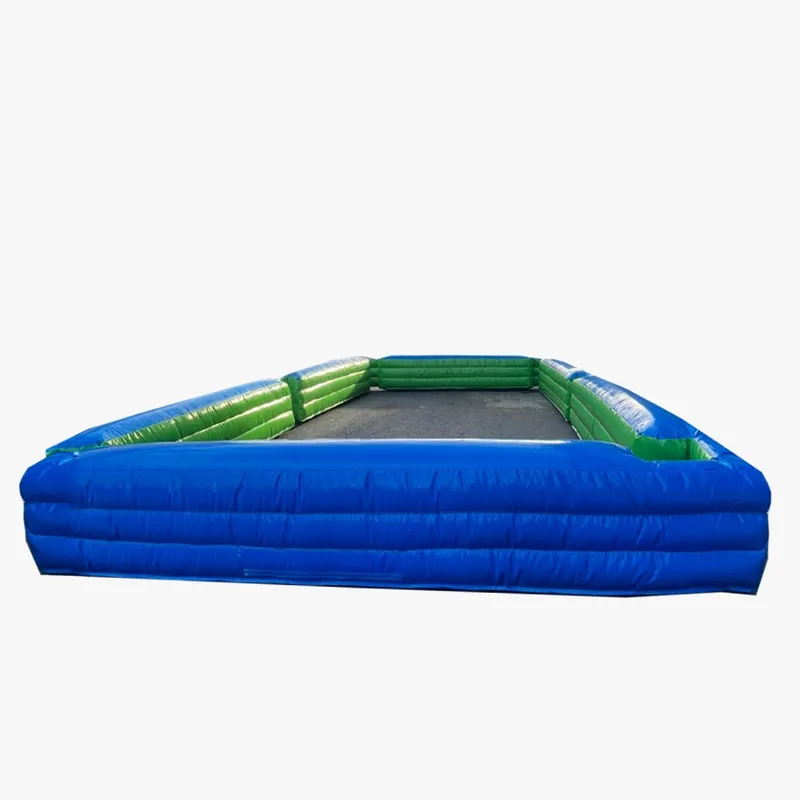 Dev Mavi Şişme Oyun Parkuru